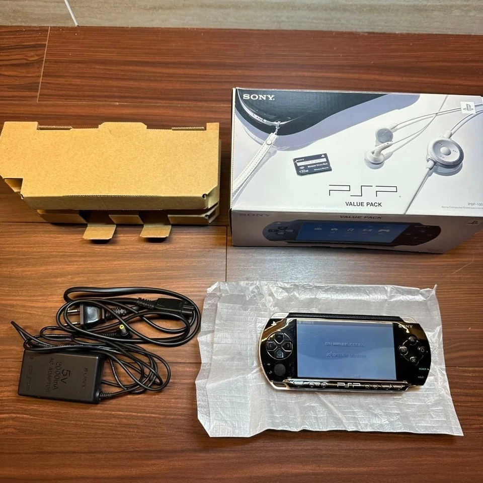 PSP 1000 Black Console 4866 From Japan - Image 2 of 4