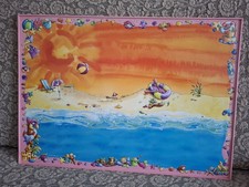 Diddl Magnet Pinnwand /Tafel "Strand" 90er Depesche Rarit&auml;t Nr. 1113 Vintage Y2K