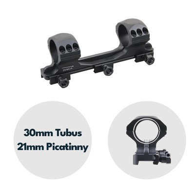 Vector Optics XASR-3013 X-Accu Blockmontage für 30mm Tubus, 21mm Picatinny, 20 M