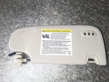 15-24 Ford Edge Left Driver Sun Visor Shade Lighted Homelink Tan Cloth Oem 15-24 Ford Edge Left Driver Sun Visor Shade Lighted Homelink Tan Cloth Oem