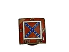 Antique UCV Civil War Military Historical Enamel Flag Button Pin Square 1/2"