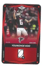 Younghoe Koo 2025 UNO Elite Core Edition - Red #102 Atlanta Falcons