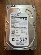 Used Seagate Barracuda 3TB ST3000DM001 3.5" SATA Hard Drive HDD