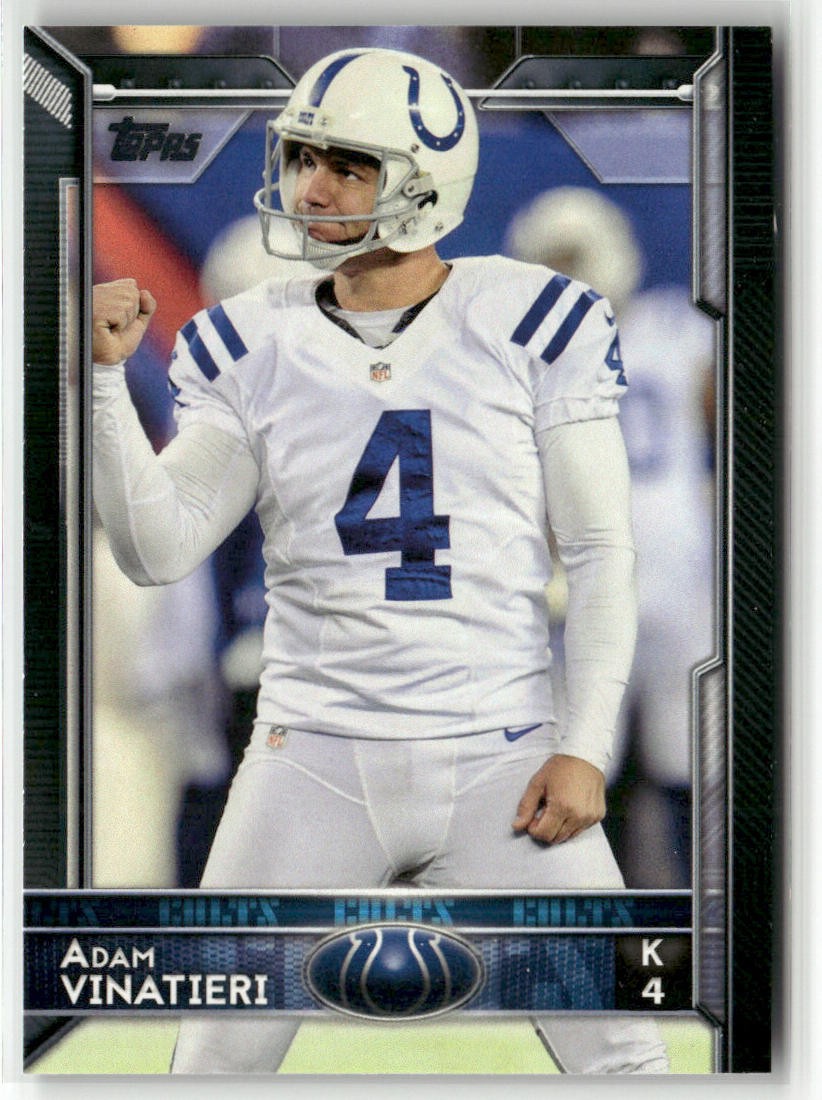 2015 TOPPS #193 ADAM VINATIERI INDIANAPOLIS COLTS