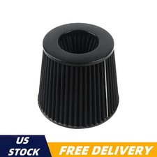Universal 3 Inch 76mm Air Intake Cone Filter Replacement Black Air Filters Universal 3 Inch 76mm Air Intake Cone Filter Replacement Black Air Filters