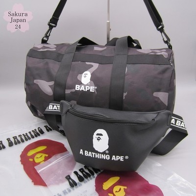 BAPE A Bathing Ape Black Duffle Bag 2022 SPR Sling Crossbody 2019
