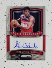 2019-20 Panini Prizm Rookie Penmanship Admiral Schofield #RP-ASF (Auto)
