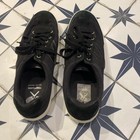 Tretorn Men Sneakers 11.5 Black Leather Canvas Lace Up Casual Comfort Shoes — photo 3