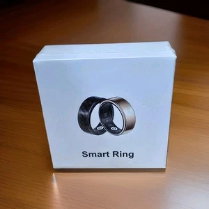 ​RWFit Smart Ring Health & Fitness Tracker - Black Size 10  IP68 Waterproof 5ATM