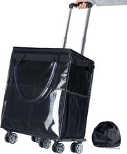 Reusable Grocery Bags on Wheels, Rolling Tote Bag, Portable Shopping Cart for