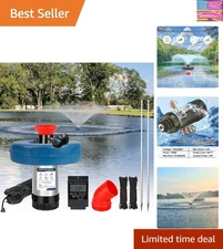 High-Performance Pond Fountain Aerator 1HP 15000 GPH - Ideal for Lakes and Ponds