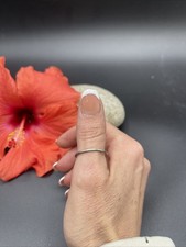 Stunning Unique Handmade 925 Sterling Silver Stackable Band Ring B113