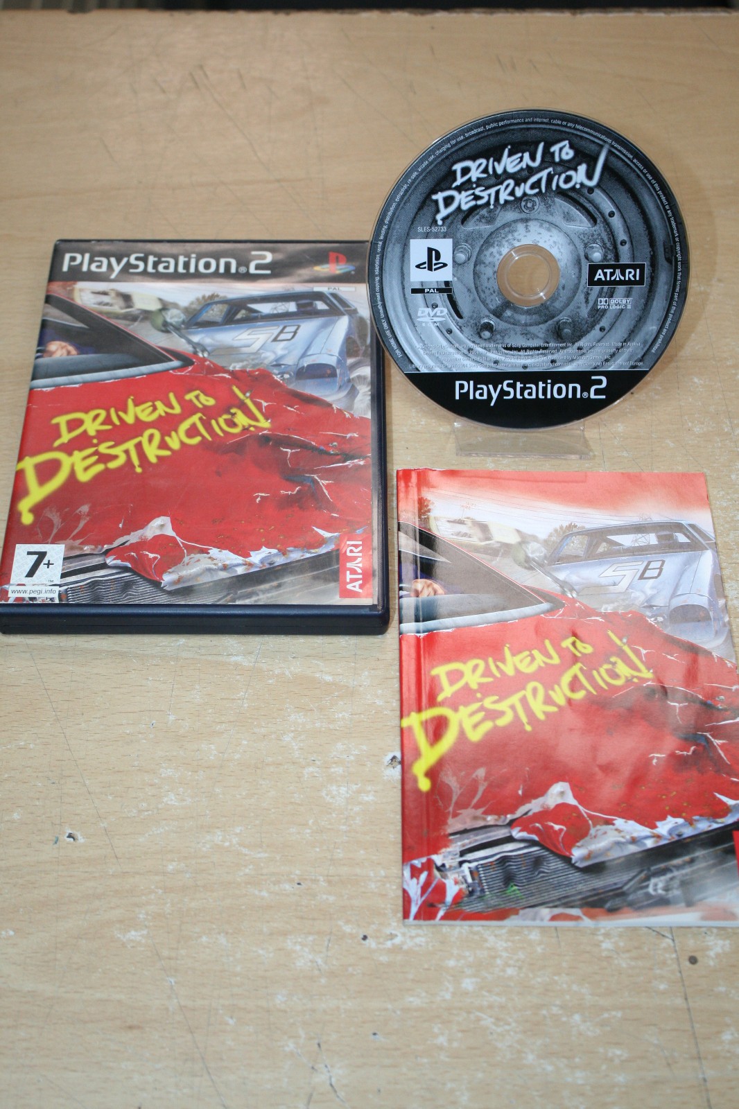 Driven To Destruction (PAL Sony PS2, 2004) With Manual