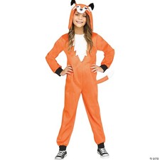 CHILD'S FOX JUMPSUIT-MD - Halloween Costume Cosplay  Party Outfit For Kids
