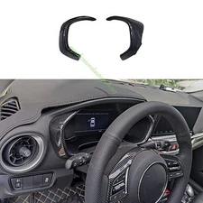 For Kia Forte K3 2019-2024 Carbon Fiber Dash Speedometer Odometer Frame Trim 1pc
