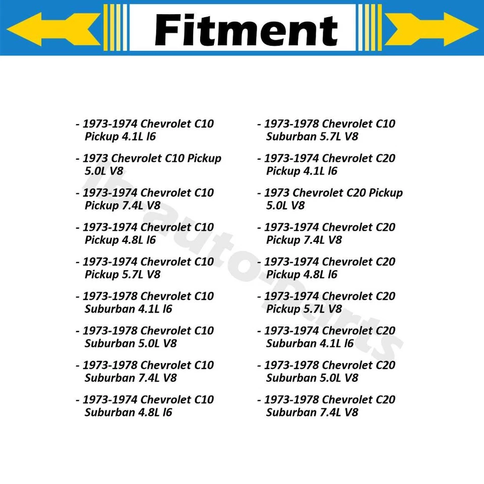 2x Raybestos linha de mangueira de freio dianteira para 1975 1976 1977 1978 GMC Jimmy 6.6L RWD - Imagem 2 de 4