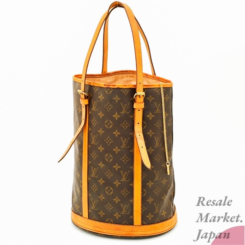 Louis Vuitton Monogram Bucket GM M42236 Tote Bag Brown Women's 【Import fee Free】