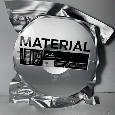 MakerBot PLA Filament Spool For Method 3D Printer  True White 0.75kg