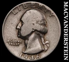1946 Silver Washington Quarter-Scarce Better Date No Reserve #i3927