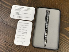 MAGNUS - RARE CUSTOM CLICKSHIFT SILENCER TITANIUM PEN- NEW