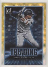2021 Panini Donruss Trending Gold 19/99 Gleyber Torres #TR1 04cw