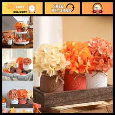 Autumn Mason Jar Centerpiece - Rustic Fall Table Decor Home Decorations