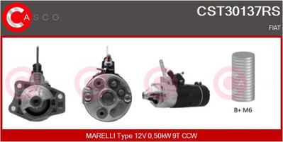 CST30137RS CASCO Starter für FIAT