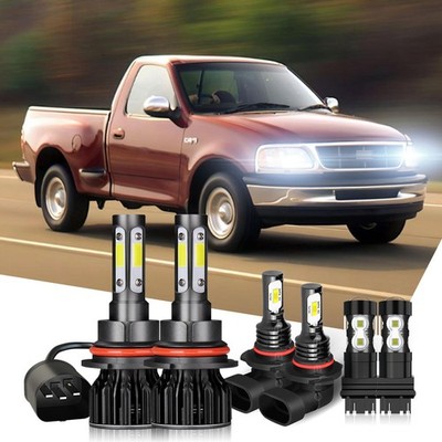 For Ford F 150 1999-2003 - 6X LED Headlight Hi/Low Beam + Fog Light Bulbs Kit