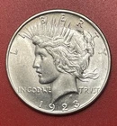 1923 D Peace Silver Dollar, Gem Uncirculated