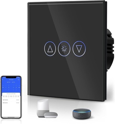 BSEED kleiner WiFi Touch Sensor Schalter (neutrales Kabel erforderlich), Alexa und Google