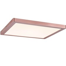 2 x Paulmann 708.73 LED Atria Lampa sufitowa 24 W Ściemnialna 30 cm Różowe złoto Ciepła biel 
