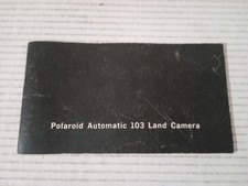 Instruction Manual Guide Booklet For Polaroid Automatic 103 Land Camera