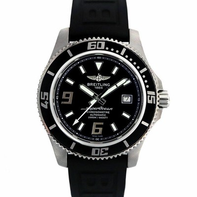 Breitling A1739102 BA77 Superocean 44 Men's Automatic Watch Black Used