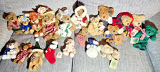 Boyds Bears  Friends LOT of 21 Plush Teddy Bears Mixed Tags Clean Decor