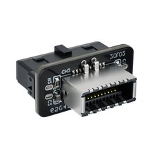 USB 3.2 Gen 1 To Gen 2 Header Adapter 19Pin To Type-E Front Panel Vertical