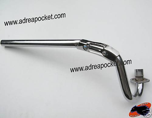 Collecteur échappement droit dirt bike et pot d'échappement mini moto cross 140cc