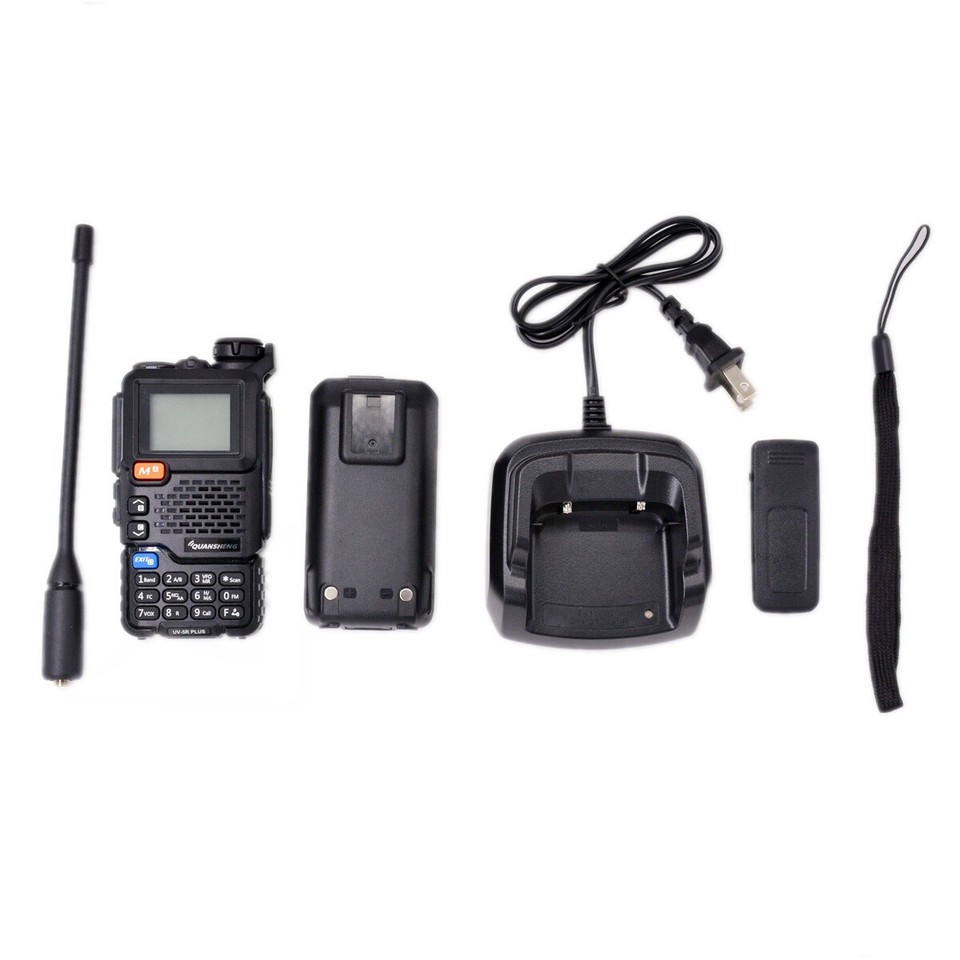 Quansheng UV5R Plus Two Way Radio VHF UHF AM RX DTMF Scrambler HAM ...