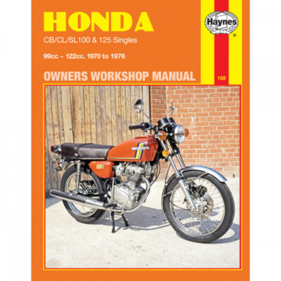Honda CB/CL/SL 100/125 1970-1976 UK US Motorrad Reparaturhandbuch Haynes