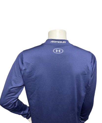 Under Armour Women’s Top Shirt Size XL Athletic Fit Dress Tee Navy Long Sleeves - Picture 12 of 16