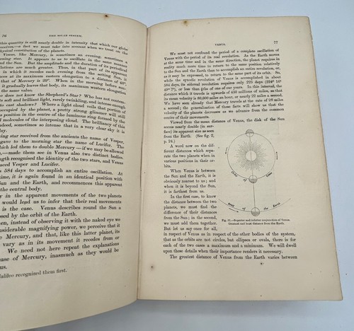 The Heavens 1867 Guillemin Astronomy Book 2nd Ed Foldout Map Ex-Library Antique - Imagen 18 de 24