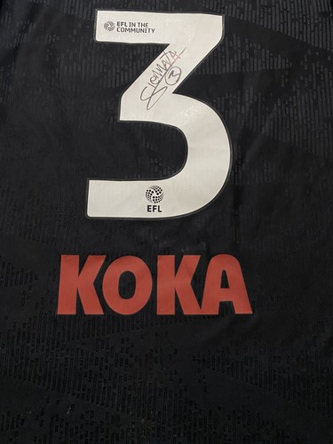 Watford Match Worn Signed Francisco Sierralta #3 Away Football Shirt COA Boxed - Picture 14 of 19
