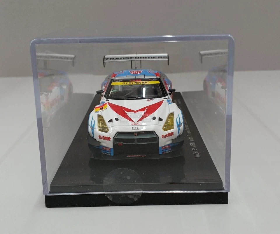 EBBRO Minicar 1/43 MACH SYAKEN WITH TRANSFORMERS 30TH SUPER GT300 2014 Used - Image 3 of 4