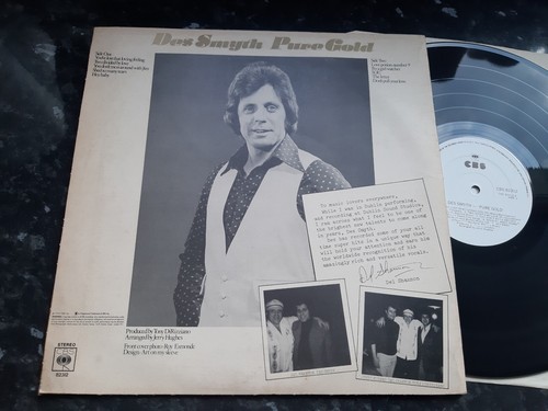 DES SMYTH - Rare Irish Press LP - PURE GOLD - CBS (Ireland) - 1977 - Picture 8 of 10