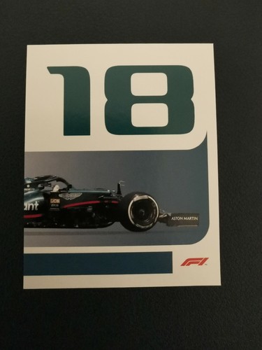 Lance Stroll #78 2021 Topps Formula 1 Stickers card