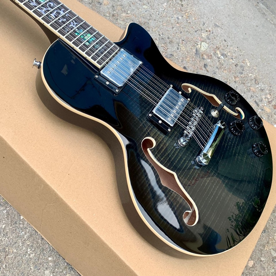12 Stringf hole Electric Guitar Rosewood Fingerboard Maple Neck in ...