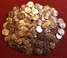 1997-P Lincoln Memorial Cent Penny 50 Coin roll Uncirculated read description