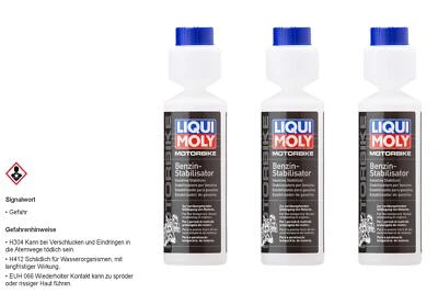 3x Liqui Moly Motocicleta Benzin-Stabilisator Frasco Dispensador 2 4-Takt 250ML - Imagen 1 de 2