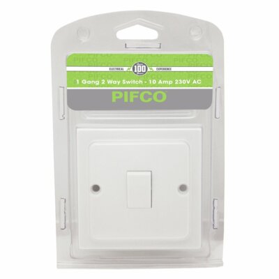 1 Gang 2 Wege Wandschalter - 10Amp 230V A.C von Pifco