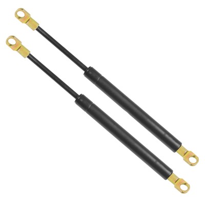 Qty 2 8mm Eyelet End Lift Supports 12.9 Inch Extended x 124lbs Shocks