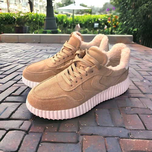 NWOB Steve Madden Shereen Women's Fashion Sneakers Chestnut Suede Size 7.5